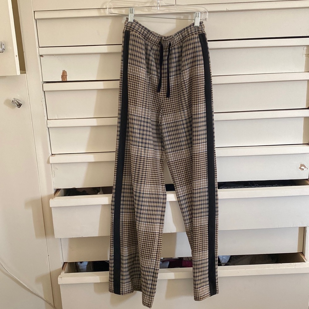 Authentic Maje Plaid pants